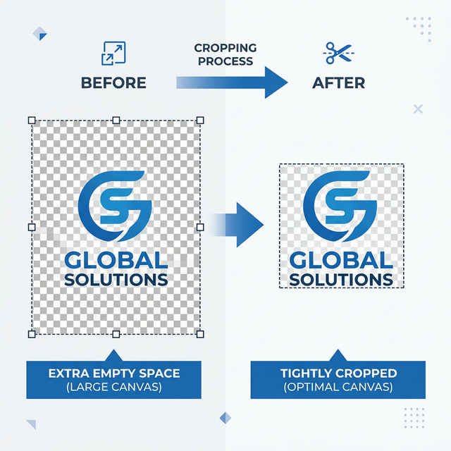 Crop transparent PNG without losing background